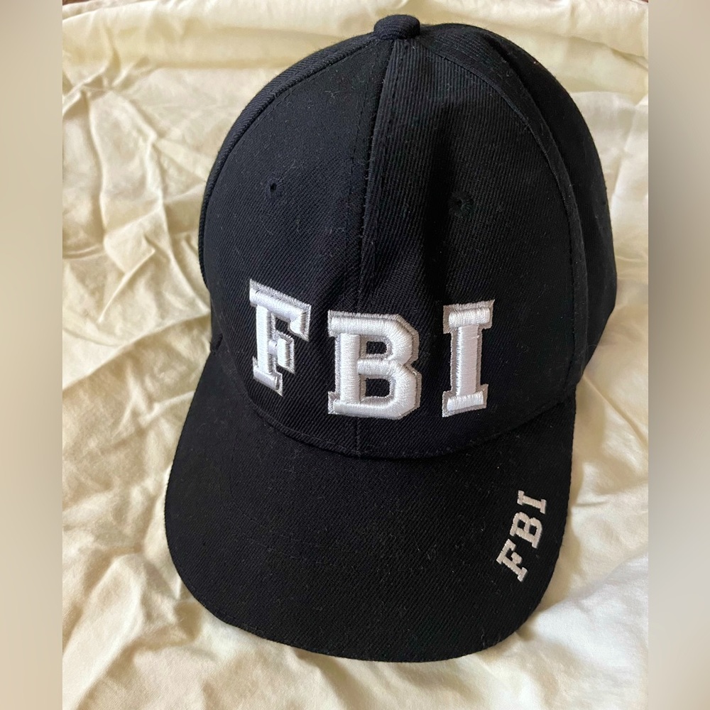 “FBI” Black Baseball Cap